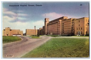 1952 Sunnybrook Hospital Toronto Ontario Canada Vintage Posted Postcard 