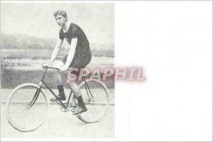 Old Postcard AA Zimmerman greatest sprinter of Velo Cycle History