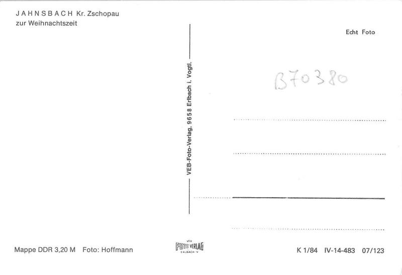 B70380 Jahnsbach Thum Kr Zschopau Germany