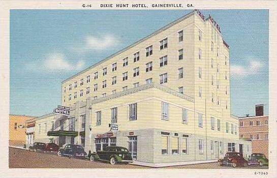 Georgia Gainsville Dixie Hunt Hotel