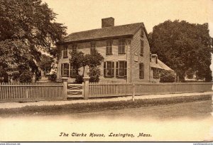 Massachusetts Lexington The Clarke House