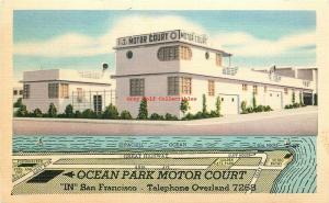 CA, San Francisco, California, Ocean Park Motor Court, MWM