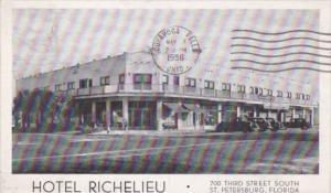 Florida St Petersburg Hotel Richelieu 1950