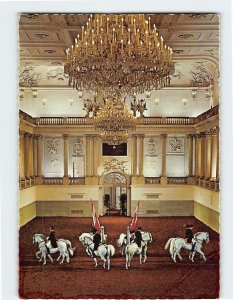 Postcard Schulquadrille, Spanische Reitschule, Vienna, Austria