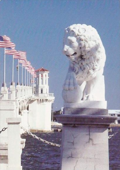 The Bridge Of Lions Spans The Matanzas River Saint Augustine Florida