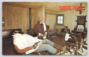 Rawhide Arizona~Barber Shop Interior~Black Bart~Roadside~1975 Postcard
