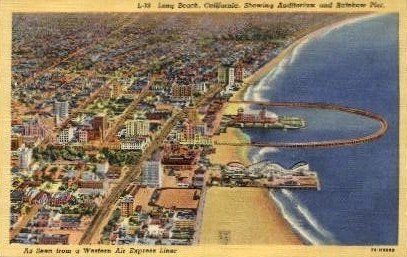 Auditorium and Rainbow Pier - Long Beach, CA