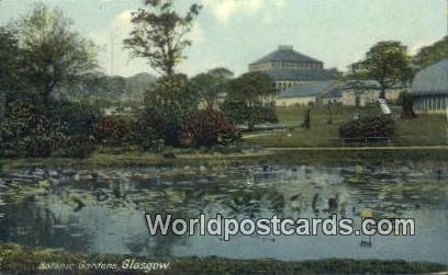 Botanic Gardens Glasgow Scotland, Escocia Unused 