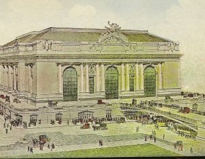 NEW YORK The New Grand Central Depot 42nd Street Unused Antique Postcard