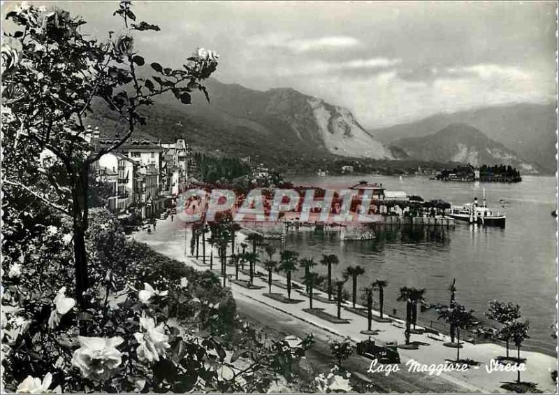 Postcard Modern Lago Maggiore Stresa