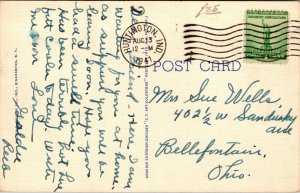 Vtg 1940s Broome County Court House Binghamton New York NY Linen Postcard
