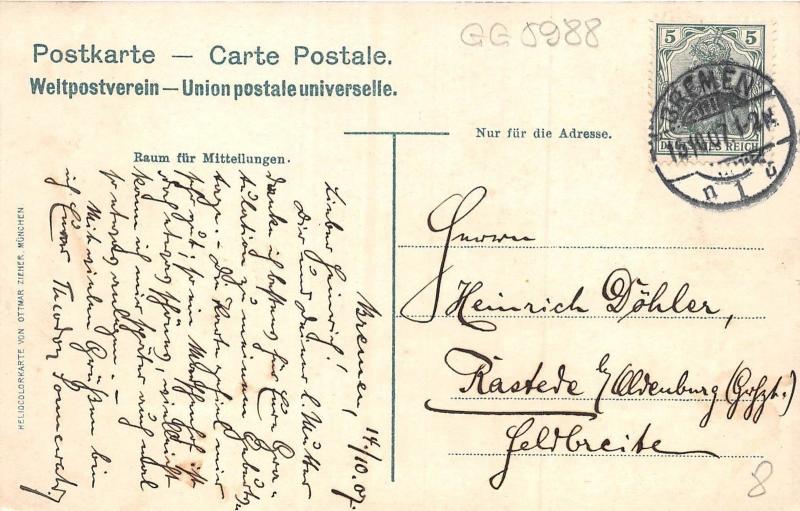 GG5988 bremen borse u baumwollborse    germany