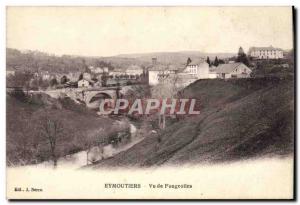 Old Postcard Eymoutiers Seen from Fougeolles