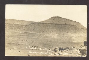 RPPC DEMING NEW MEXICO NM A TABLE MOUNTAIN VINTAGE REAL PHOTO POSTCARD