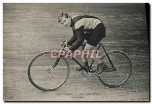 Postcard Old Bike Cycle Cycling Our sprinters Quessard