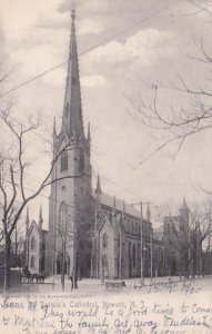 New Jersey Newark St Patrick's Cathedral 1905 Rotograph