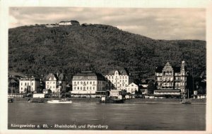 Germany Königswinter am Rhein Rhein Hotels und Petersberg Vintage RPPC 07.98