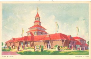 Chicago World's Fair Ukrainian Building #120 Donnelley  Postcard