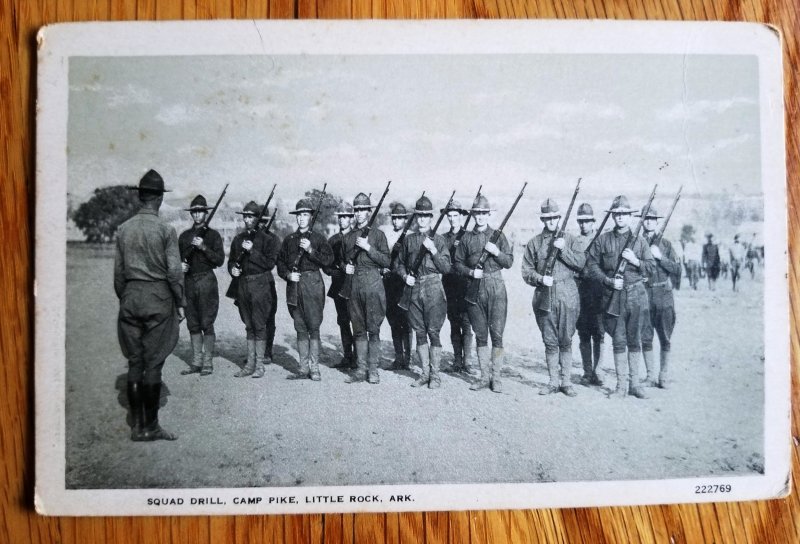 3 Military Post Cards from WW I era