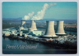 c1989 Three Mile Island Middletown Pennsylvania 4x6 VTG Postcard 1734