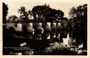 CPA MANTES-sur-SEINE - Vieux Pont de LIMAY (453230)