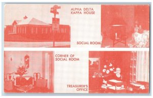 Kansas City Missouri MO Postcard New Headquarters House Alpha Delta Kappa c1960s