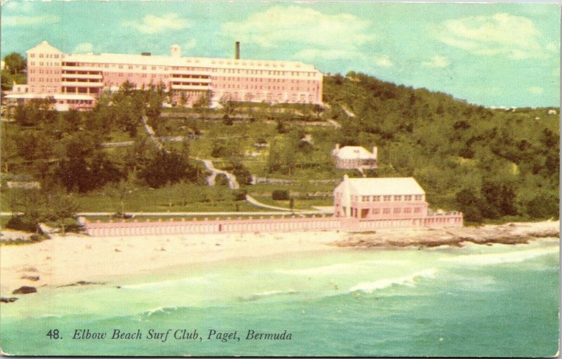 Elbow Beach Surf Club Paget Bermuda Postcard UNP Unused Bristol 