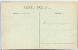 c1920s Bar-le-Duc, France Debarcadere River Dock Church Spire Boats Lumber A355