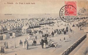 BR32380 Ostende La plage a maree haute belgium