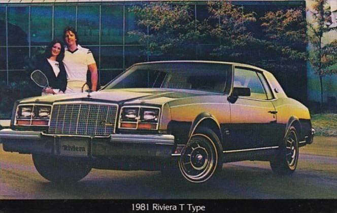 Advertising 1981 Buick Riviera T Type