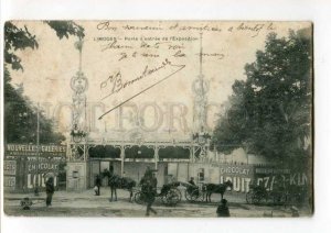 289490 FRANCE LIMOGES Exposition ADVERTISING Chocolat LOUIT Vintage postcard