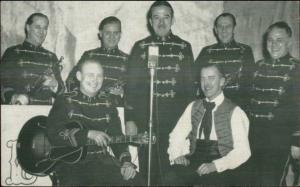 Louie & His Gang Music Band Old Guitar Chicago IL Rathskeller Postcard