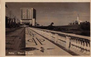 Bahia Brazil Pharol da Barra Real Photo Antique Non Postcard Back J75821