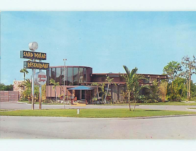 Unused Pre-1980 SAND DOLLAR RESTAURANT St. Saint Petersburg Florida FL s0683