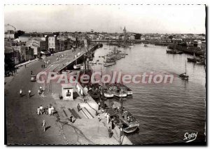 Postcard Modern SANDS OLONNE The Port of