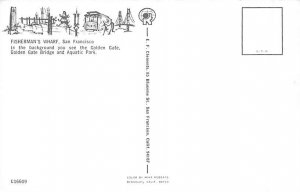 Famous Fisherman's Wharf San Francisco California Postcard