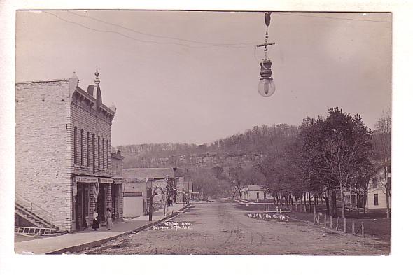 Real Photo Hibleh Ave, Sulphur Springs. Arkansas, Suttle