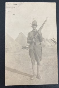 Mint USA Real Picture Postcard WWI Soldier George Leroy Butler PA