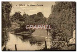 Old Postcard Liege The Square d & # 39Auroy