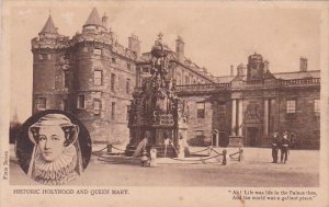 Scotland Edinburgh Historic Holyrood Palace and Queen Mary
