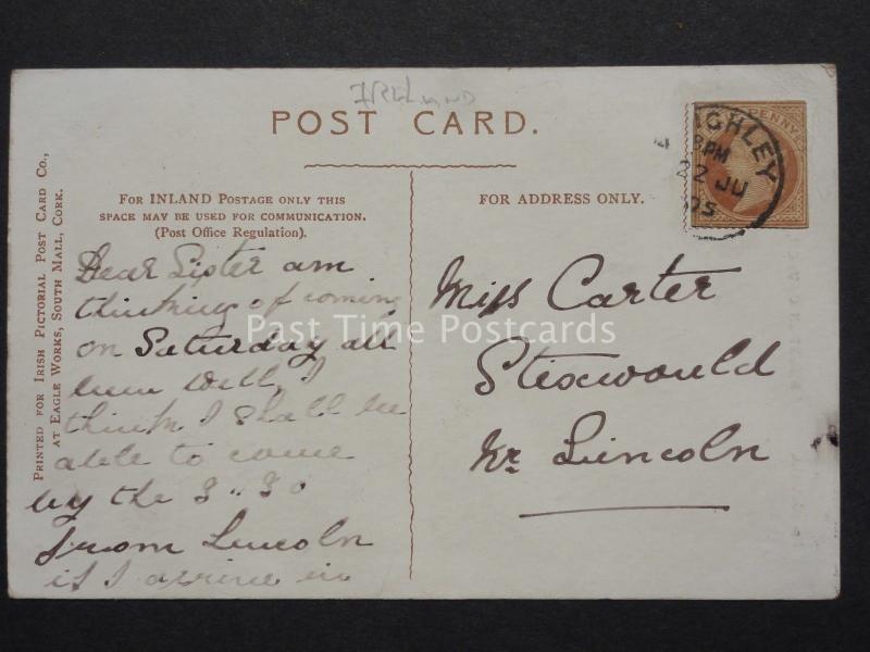 Ireland CORK Shandon Church c1905 by Emerald (PM) Queen Victoria 1/2d Stamp