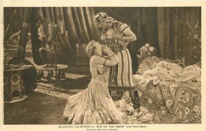 1920s Movie Advertising Valentino Banky  Postcard Interior 22-3054