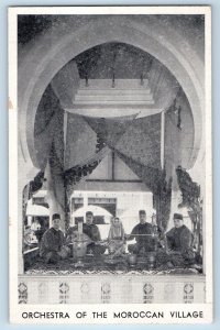 c1933's Orchestra Of Moroccan Village Chicago World Fair Expo. Illinois Postcard