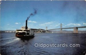 Ferry in Bay San Francisco Bay, CA USA Ship Unused 