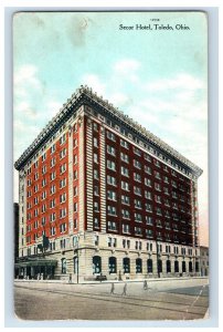 1920's Secor Hotel, Toledo Ohio Original Vintage Postcard P26E