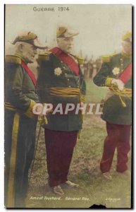 Postcard Former Army General Admiral Touchard pau