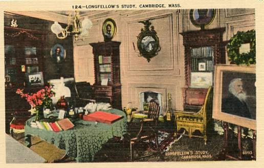 MA - Cambridge, Longfellow's Study