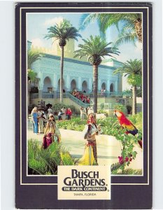 Postcard Moroccan Palace, Busch Gardens, The Dark Continent, Tampa, Florida