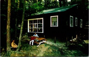 Postcard Hand's Cove Family Cottage Colony in Shoreham, Vermont