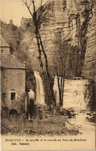 CPA BOZOULS - Le moulin et la cascade au Saut du Mendiant (133181)